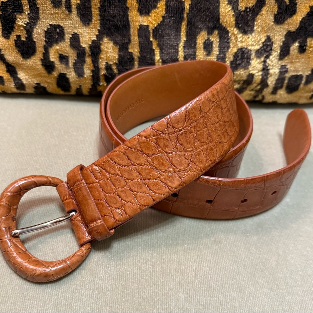 RALPH LAUREN ALLIGATOR BELT